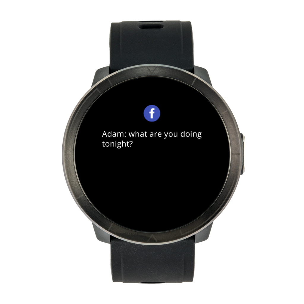 smartwatch  z funkcją powiadomień